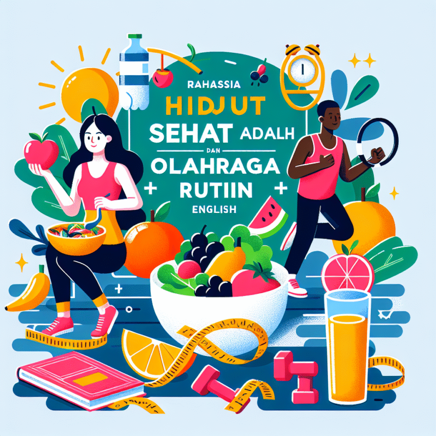 Rahasia Hidup Sehat Adalah Kombinasi Gizi dan Olahraga Rutin