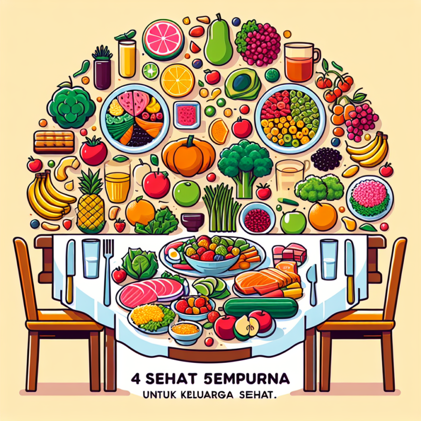 Makanan 4 Sehat 5 Sempurna: Panduan Gizi Seimbang untuk Keluarga Sehat